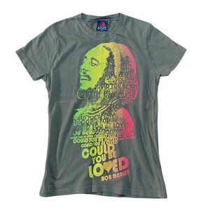 Zion Rootswear Vintage Y2K Bob Marley Hope Road Graphic T-shirt Size XS